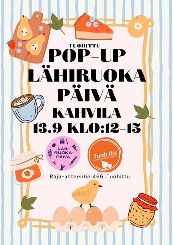Lähiruokapäivä sunnuntai 13.9. Tuohitussa